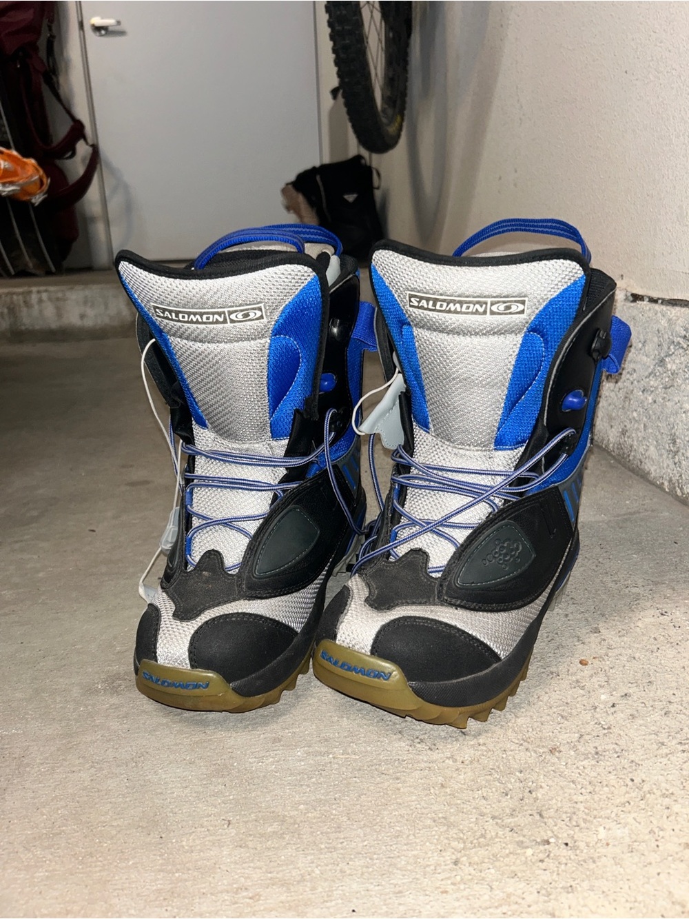 Salomon Black, Blue & Silver Snowboard Boots